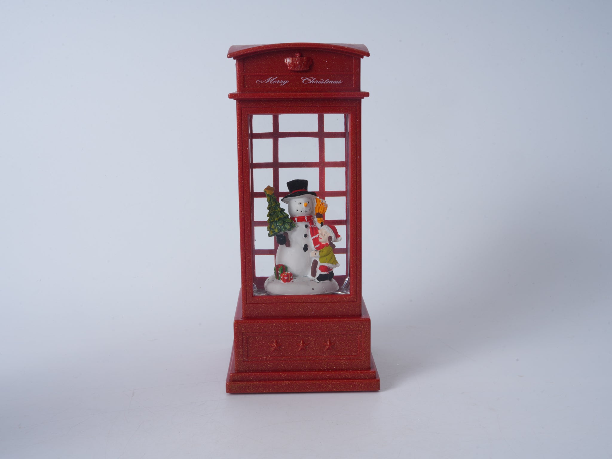 Christmas Phone Booth Light