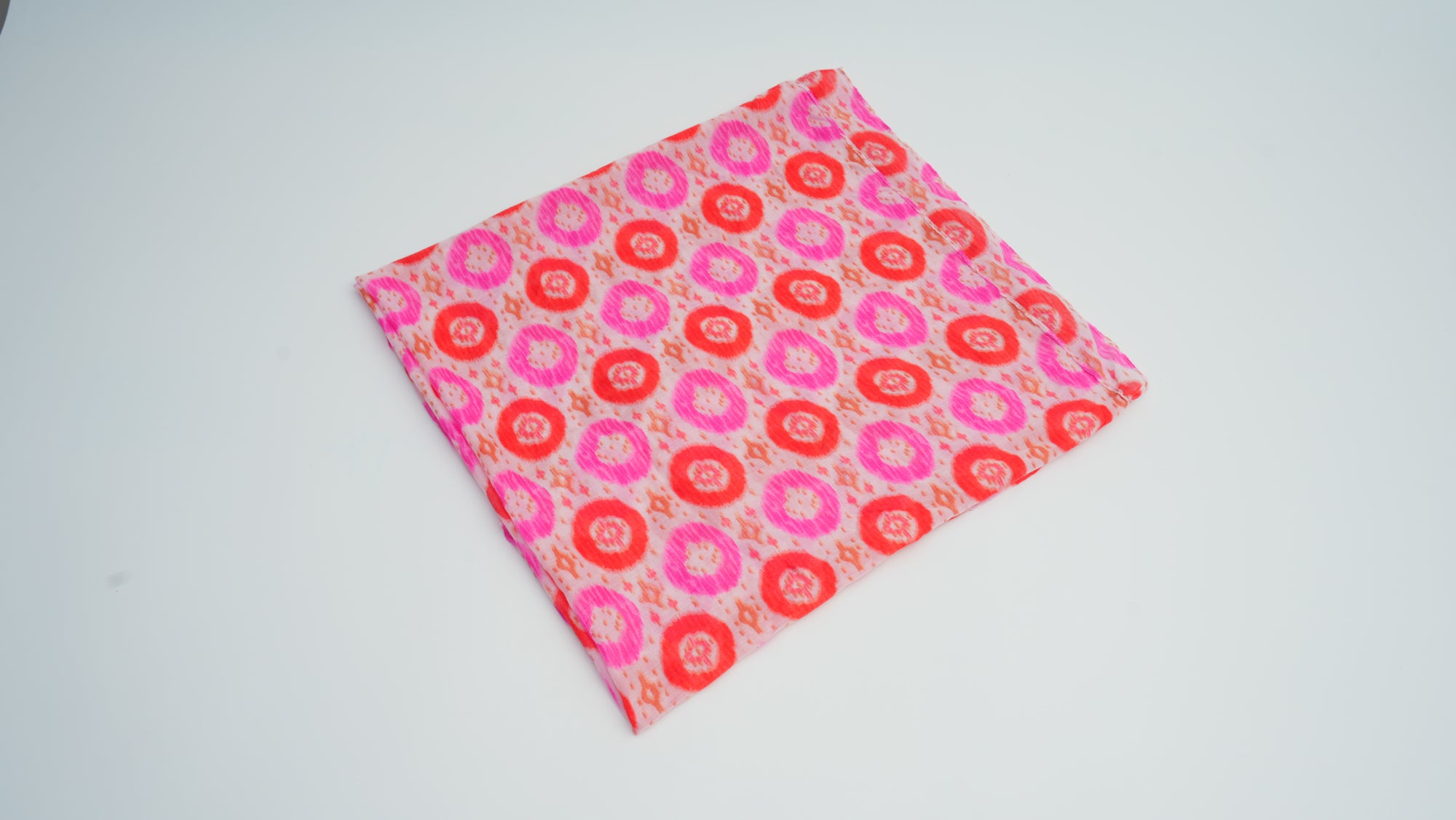 Pink Thick Knit Long Scarf