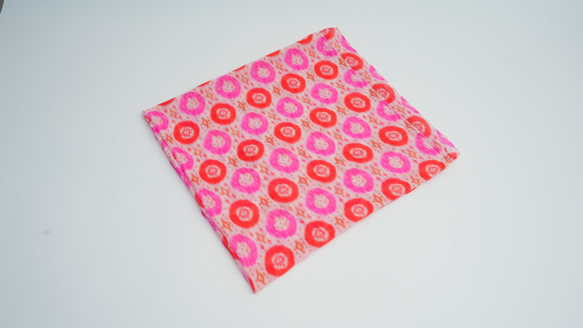 Pink Thick Knit Long Scarf