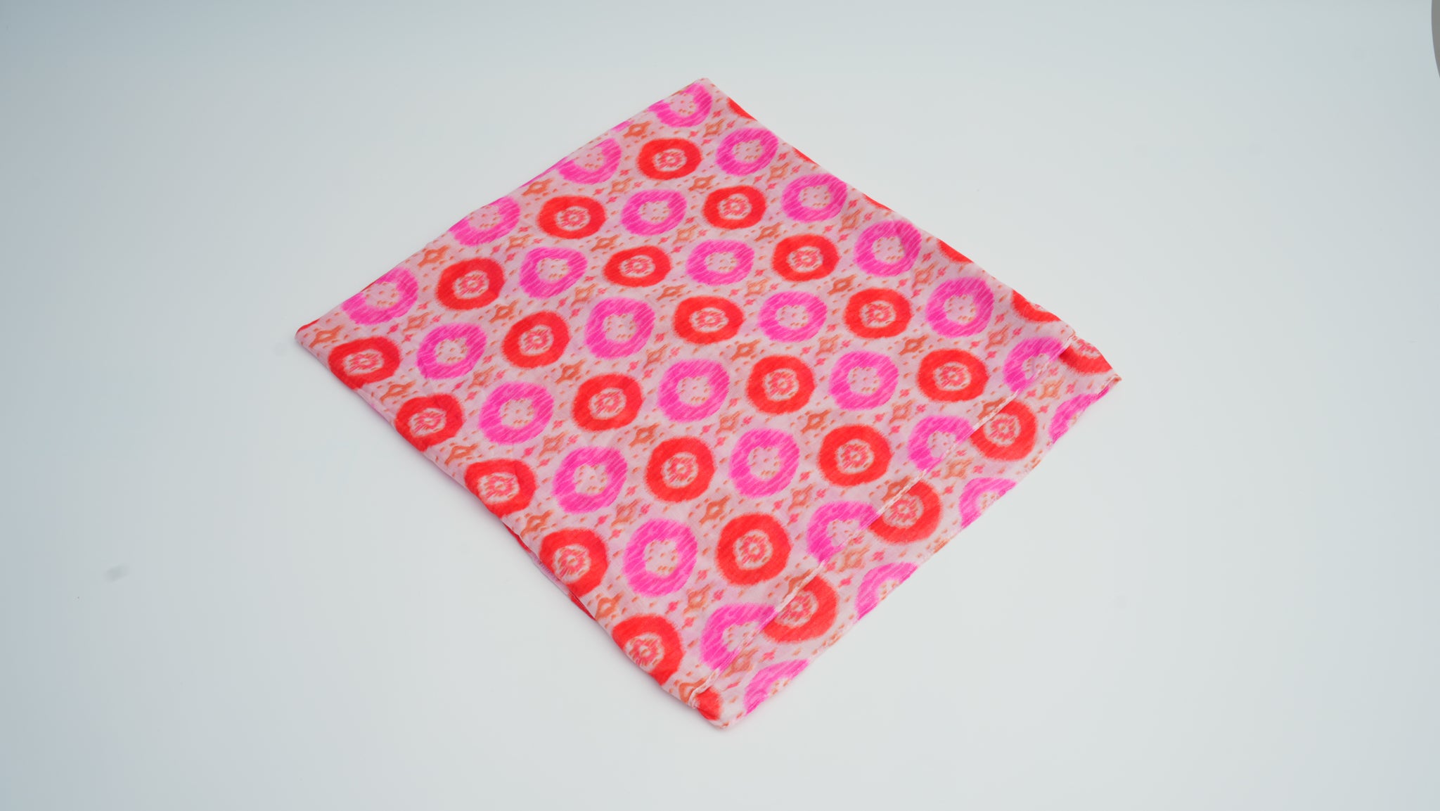 Pink Thick Knit Long Scarf