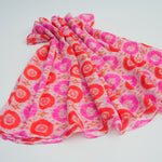 Pink Thick Knit Long Scarf