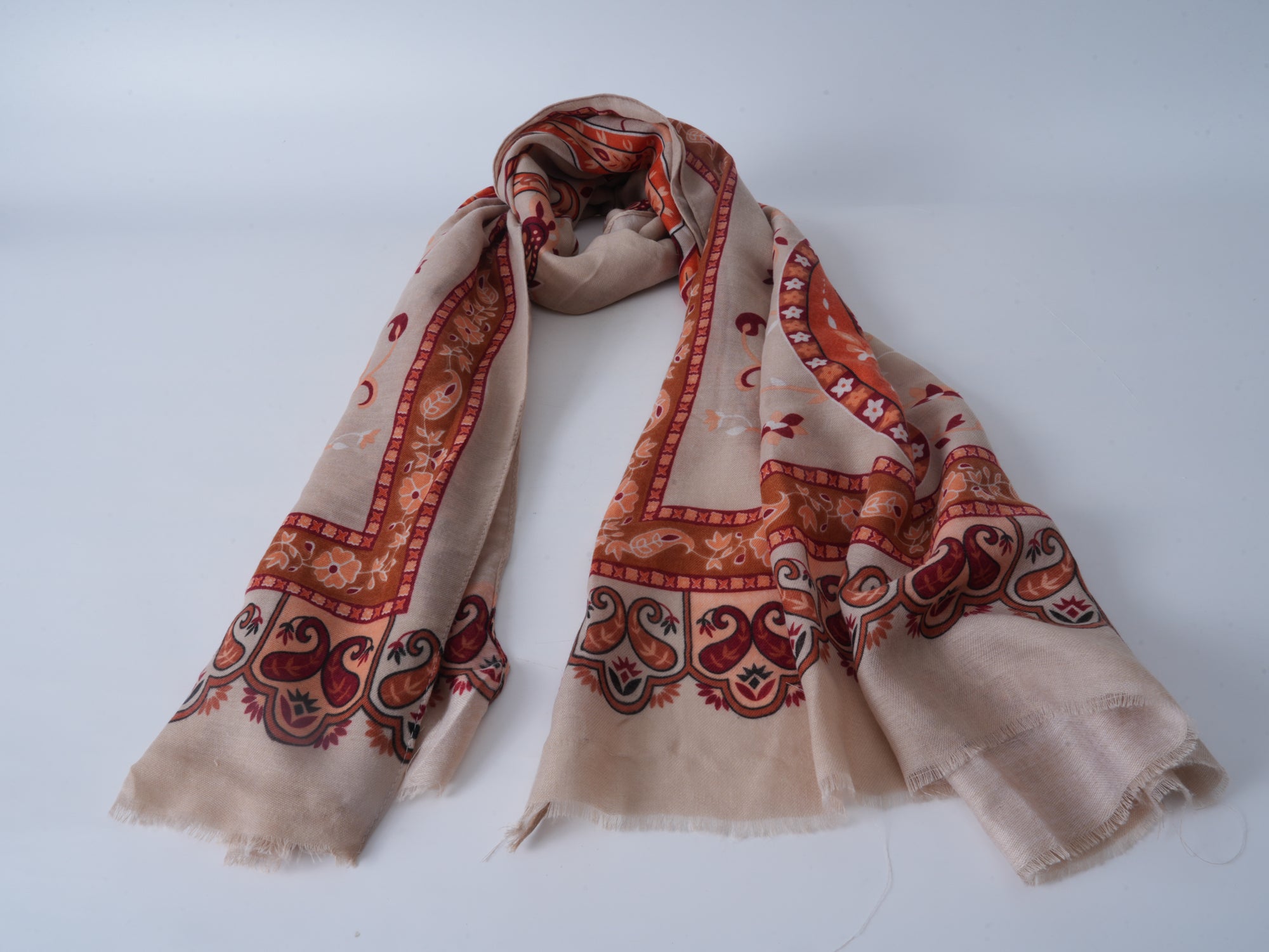 Vine Flower Long Scarf