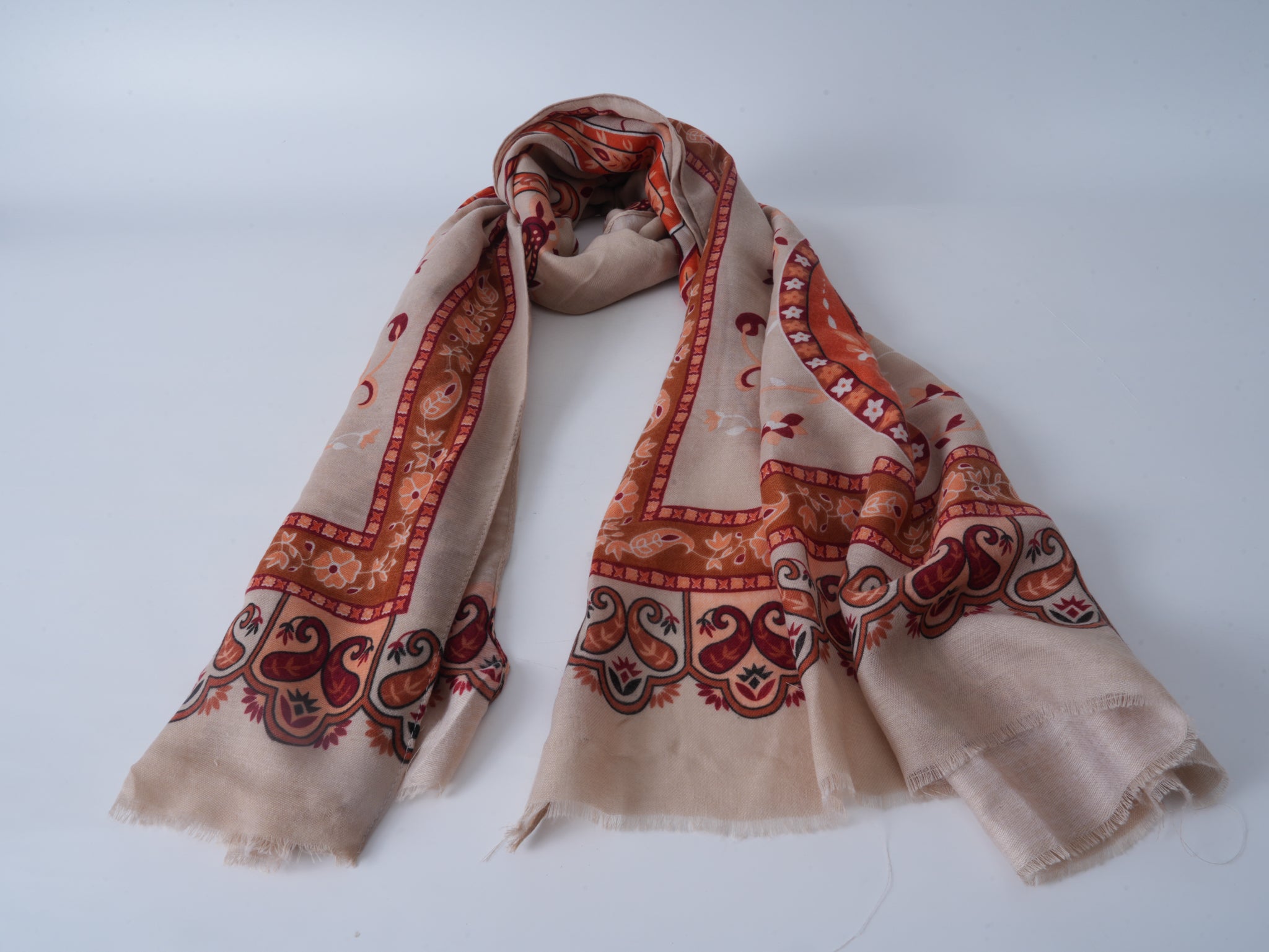 Vine Flower Long Scarf