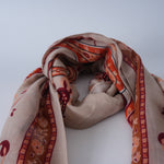 Vine Flower Long Scarf