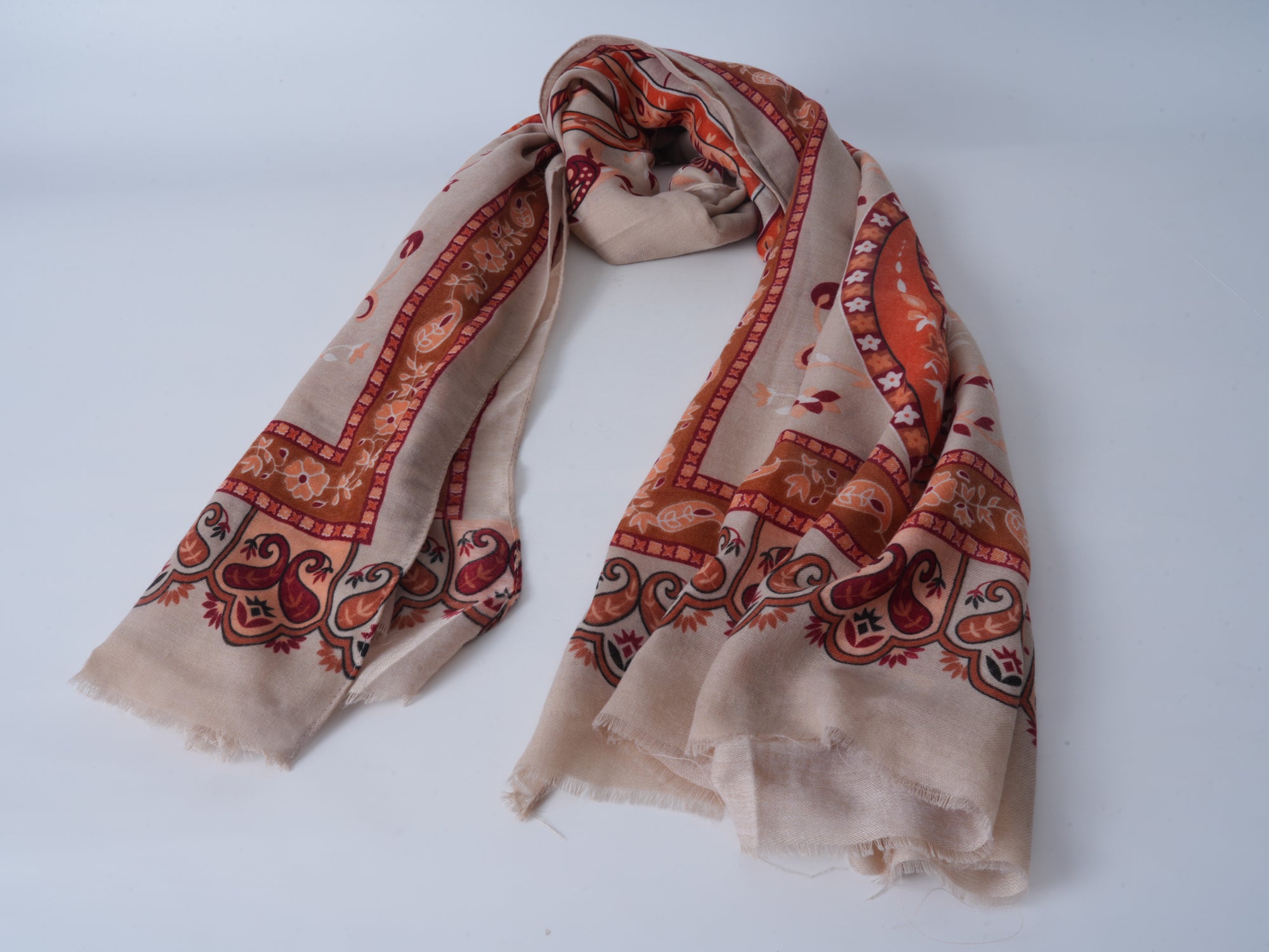 Vine Flower Long Scarf