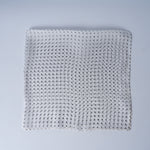 Chiffon Silk Polka Dot Scarf – White