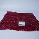 Chiffon Silk Polka Dot Scarf – Red