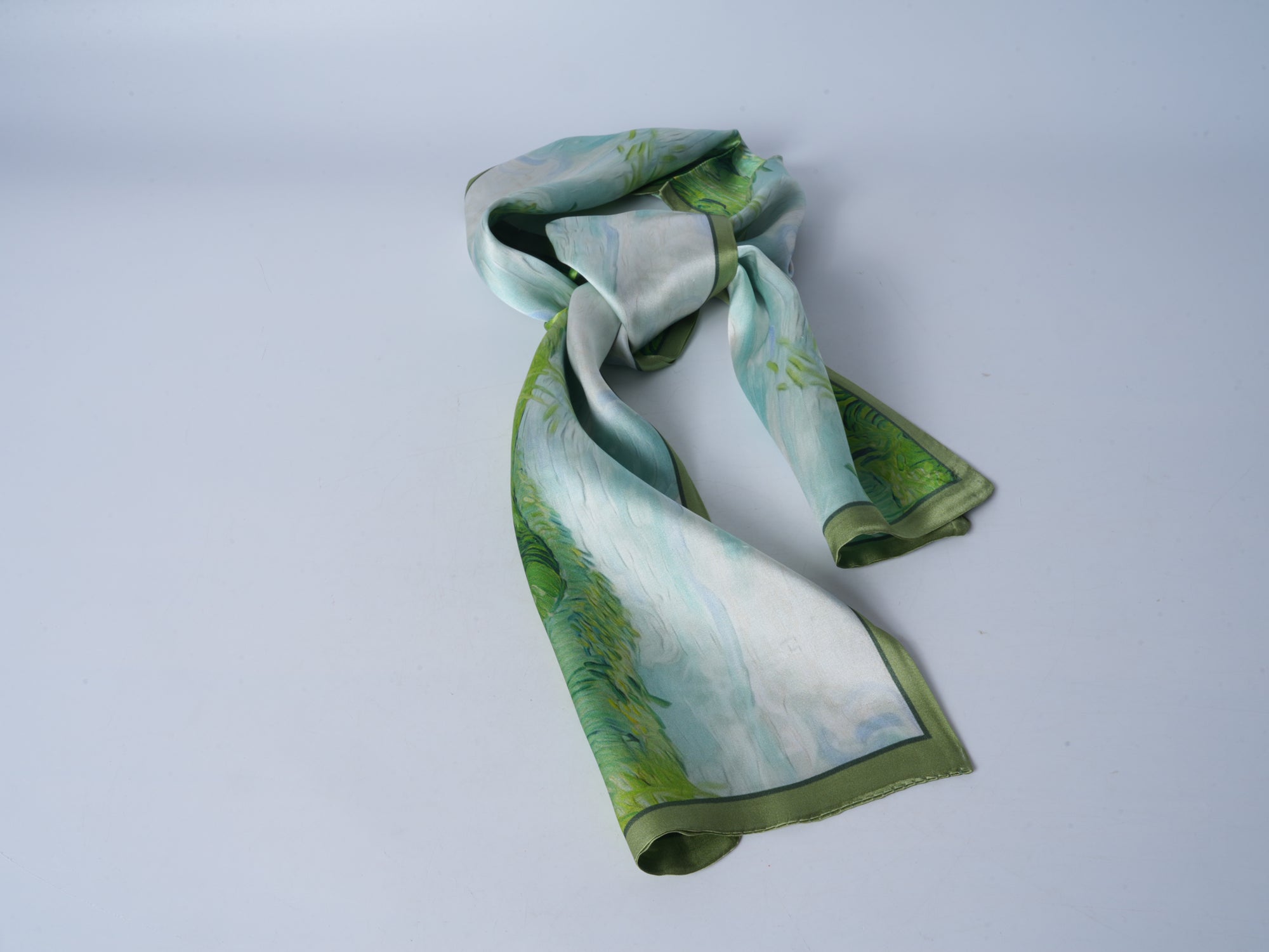 Summer Meadow Silk Ribbon Scarf
