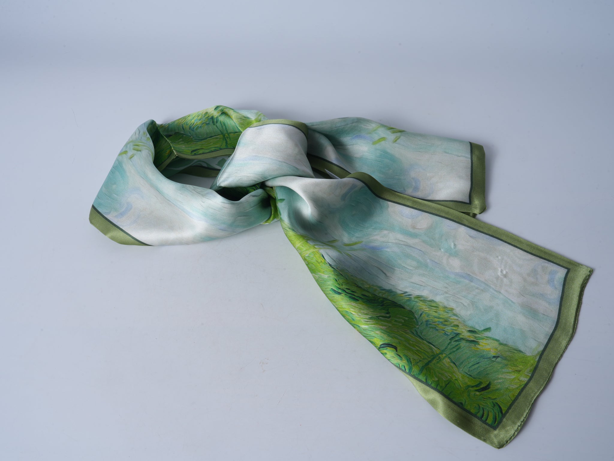 Summer Meadow Silk Ribbon Scarf