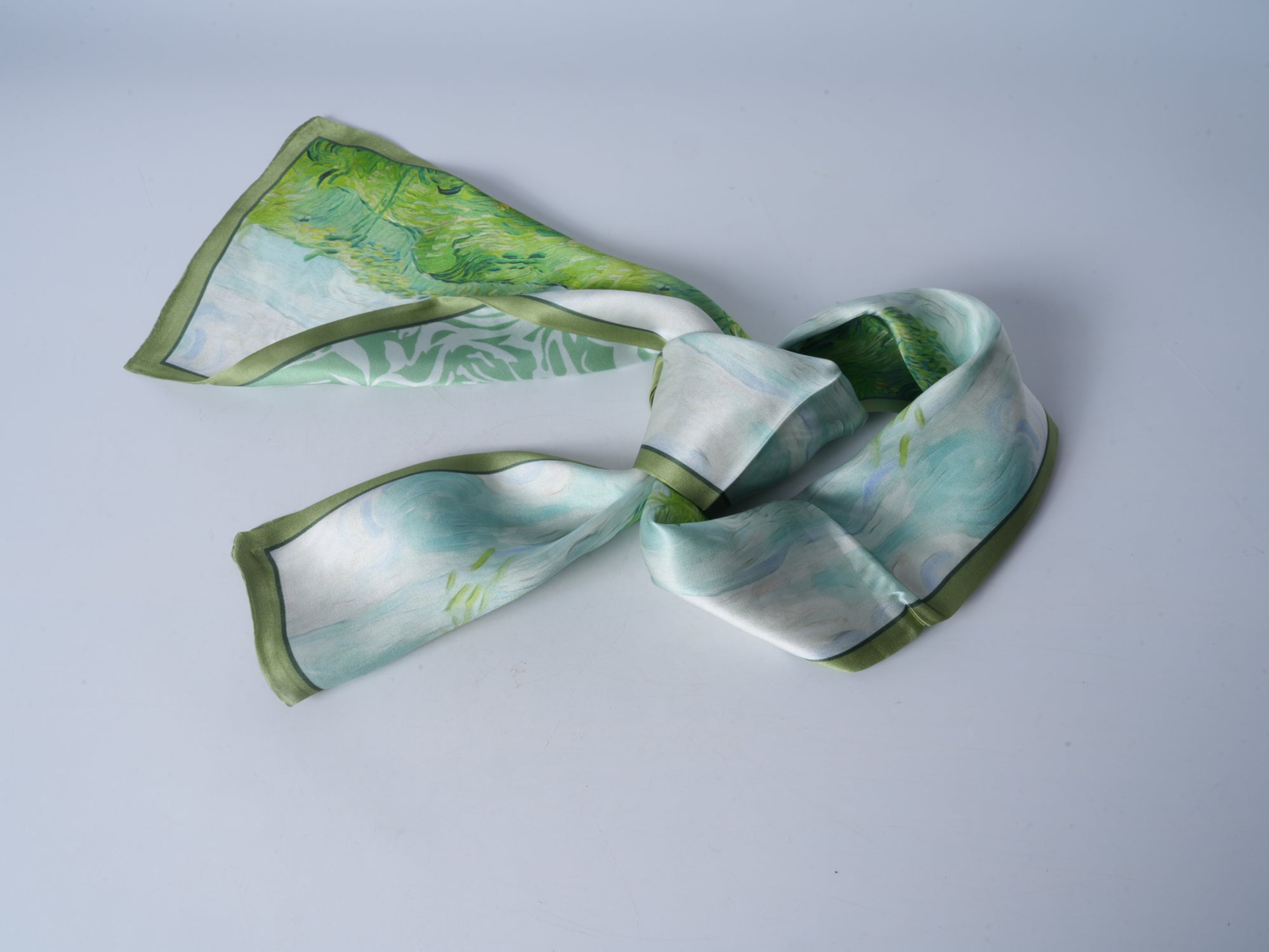 Summer Meadow Silk Ribbon Scarf