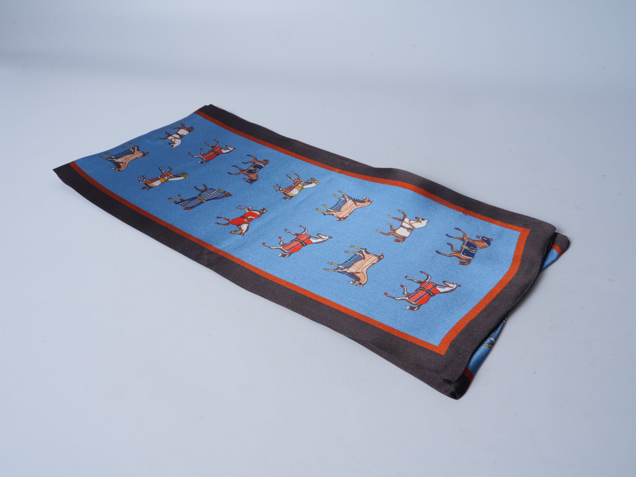 Horse Silk Ribbon Scarf