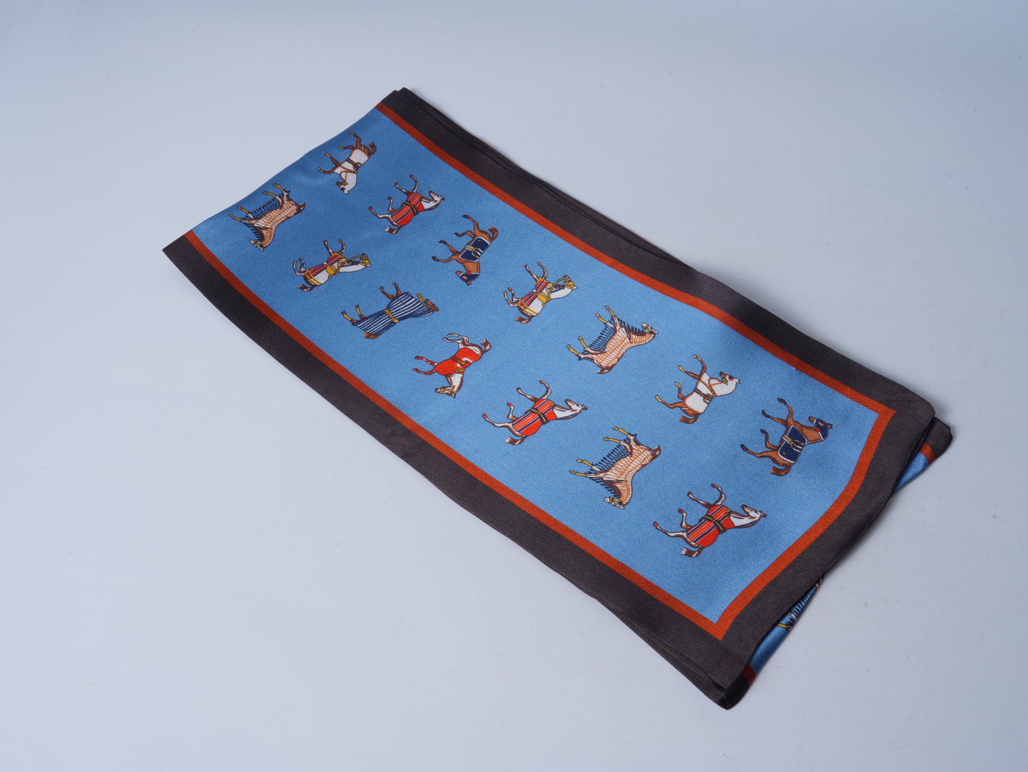 Horse Silk Ribbon Scarf