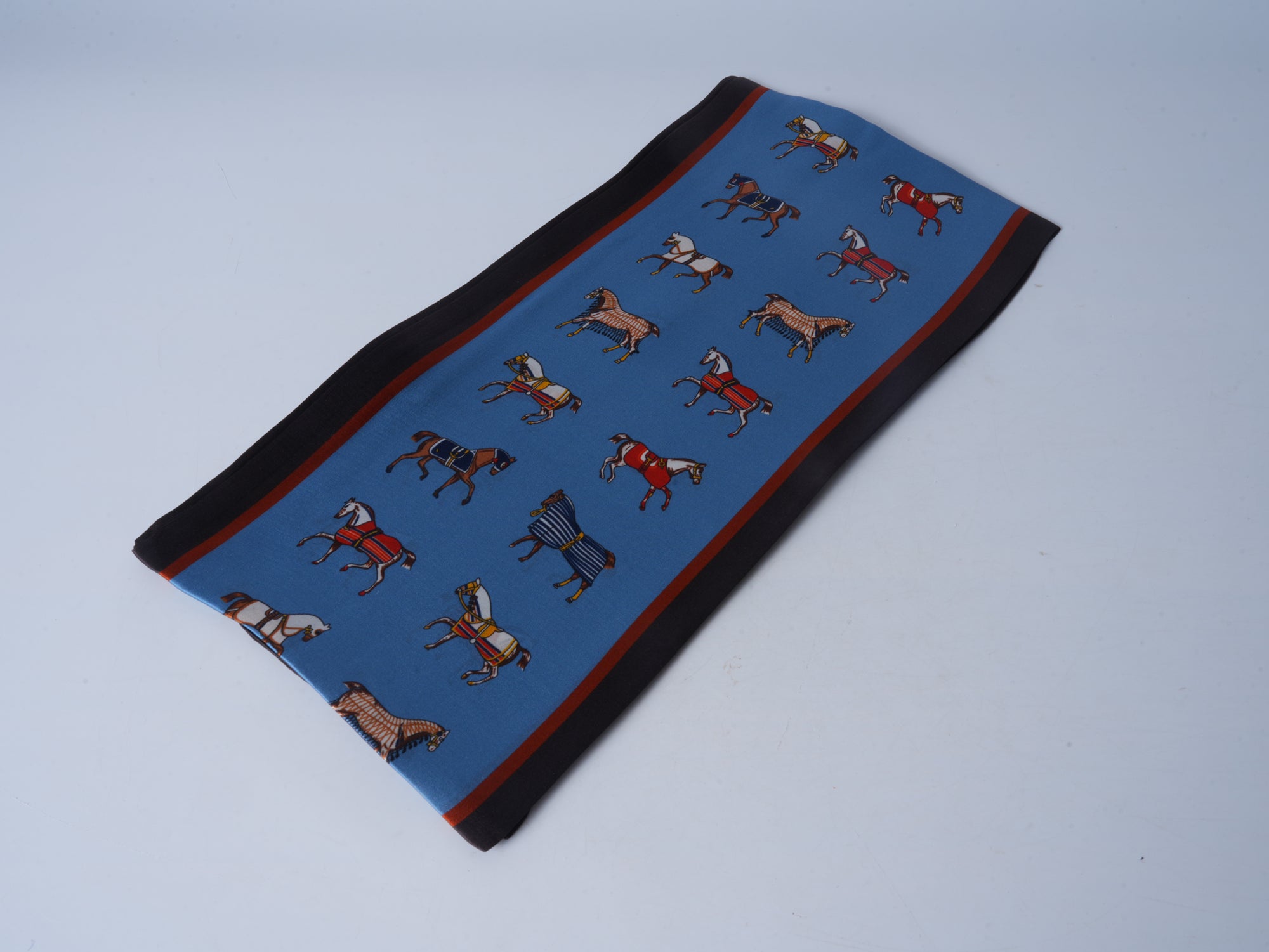 Horse Silk Ribbon Scarf