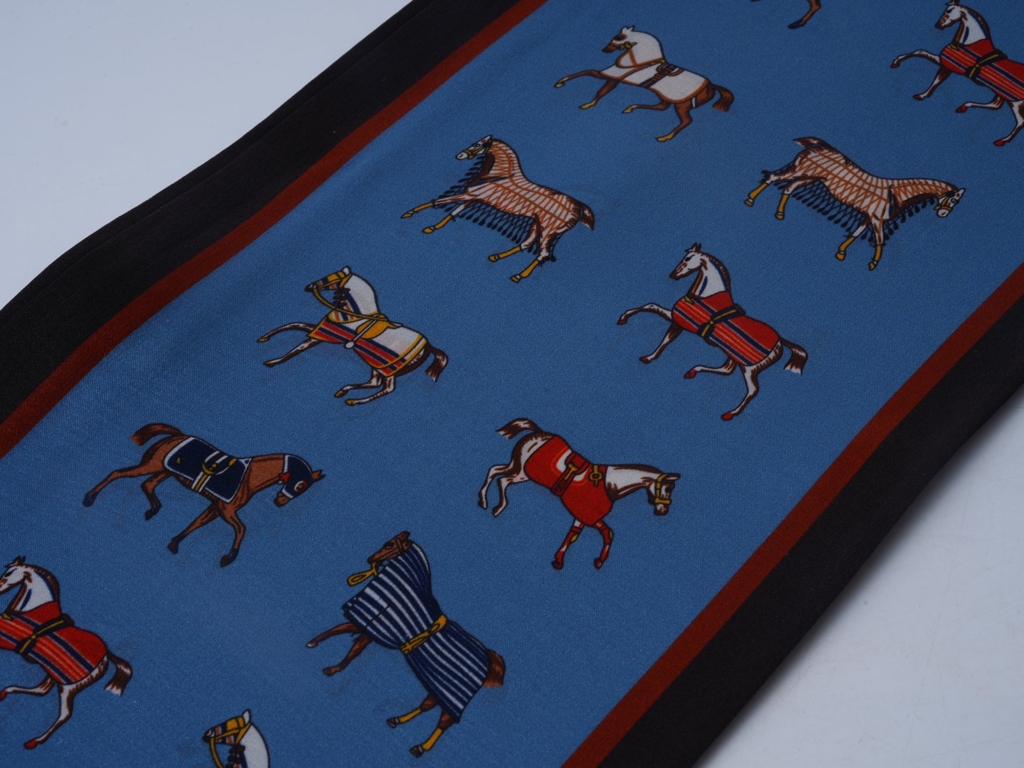 Horse Silk Ribbon Scarf