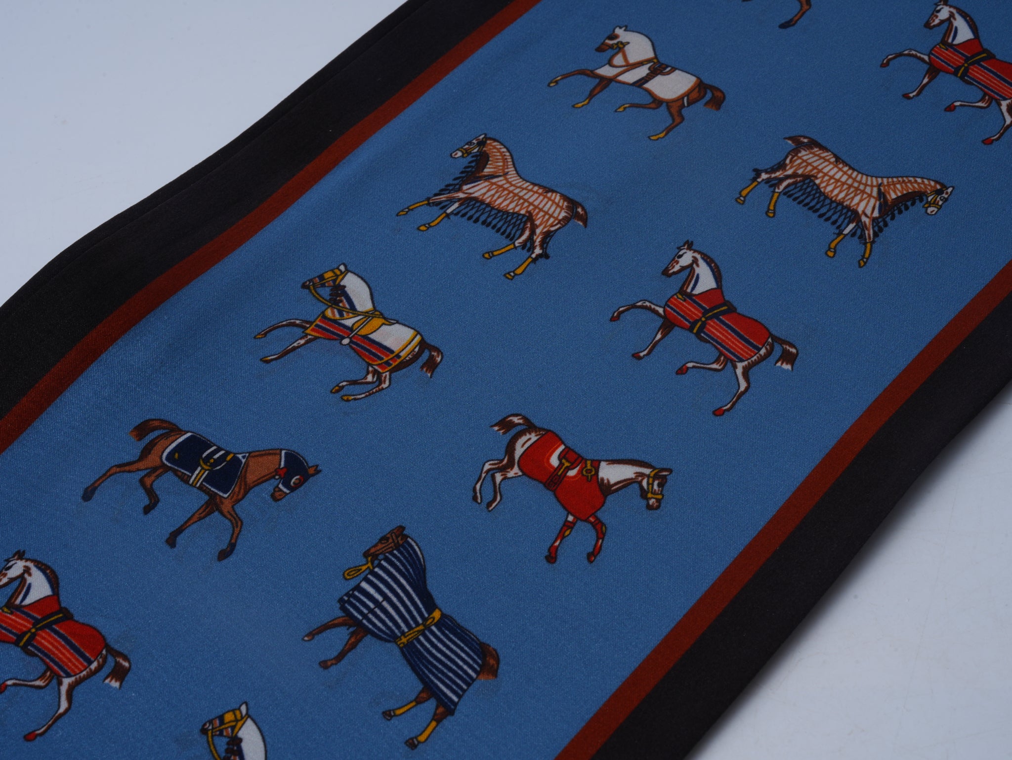 Horse Silk Ribbon Scarf