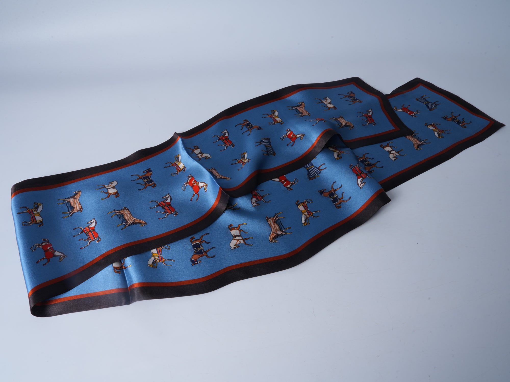 Horse Silk Ribbon Scarf