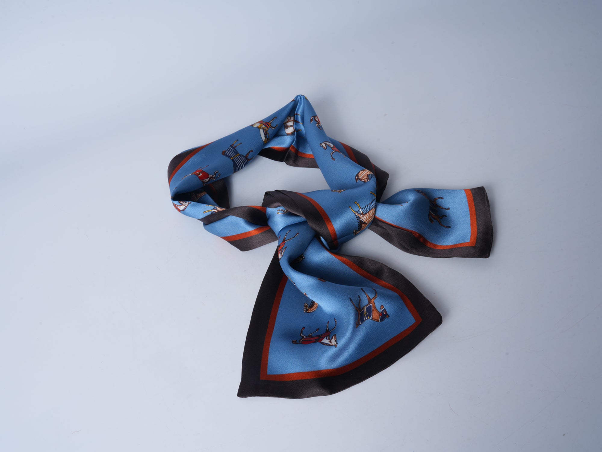 Horse Silk Ribbon Scarf