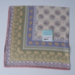 Silver Gray Double-Sided Jacquard Silk Scarf