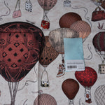 Hot Air Balloon Double-Sided Jacquard Silk Scarf