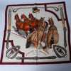 Carriage Double-Sided Jacquard Silk Scarf