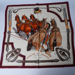 Carriage Double-Sided Jacquard Silk Scarf