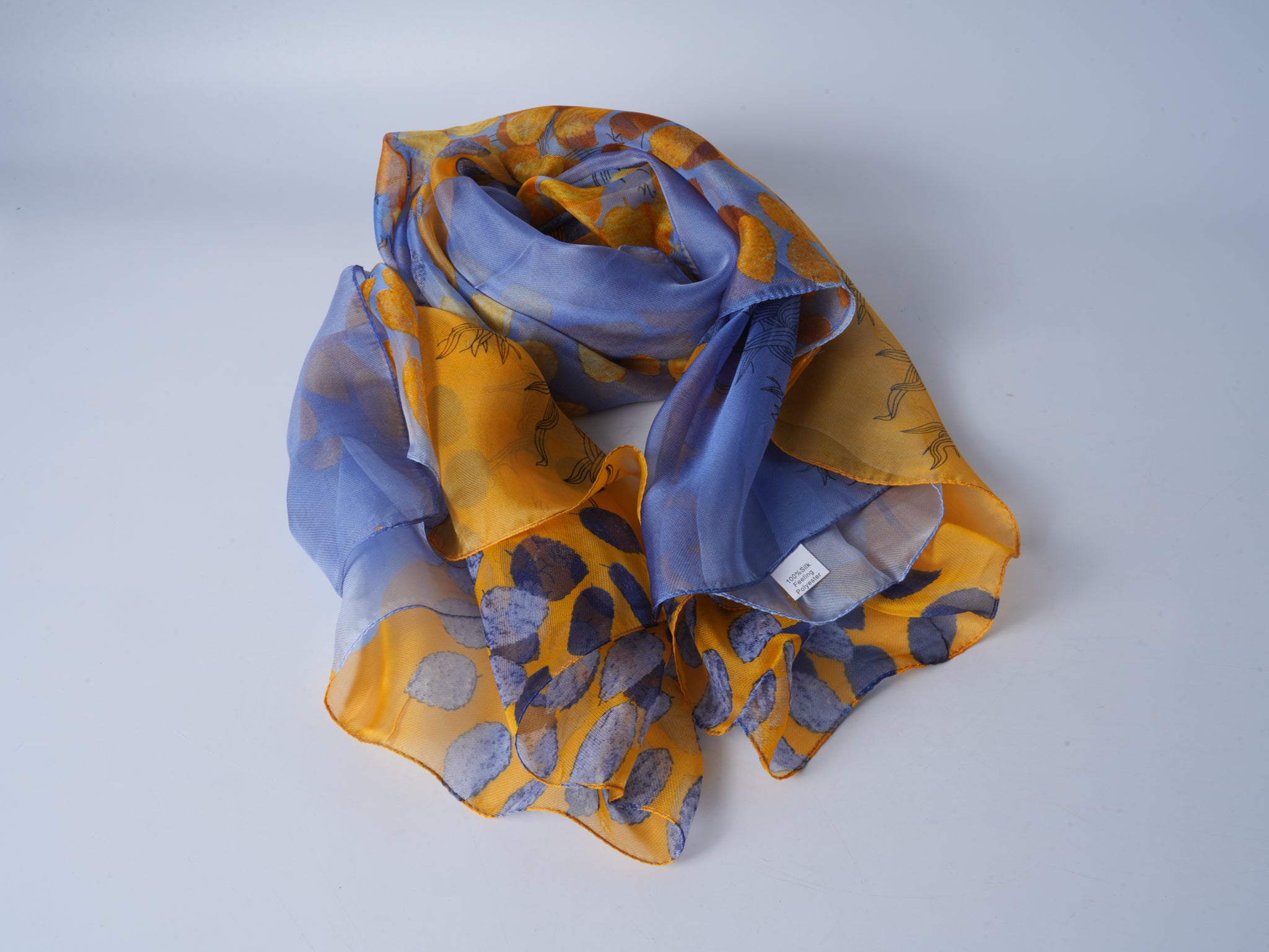 Lemon Yellow Soft Beach Scarf
