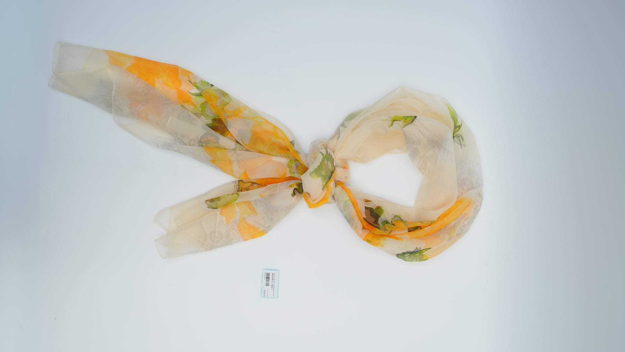 Warm Yellow Soft Beach Scarf