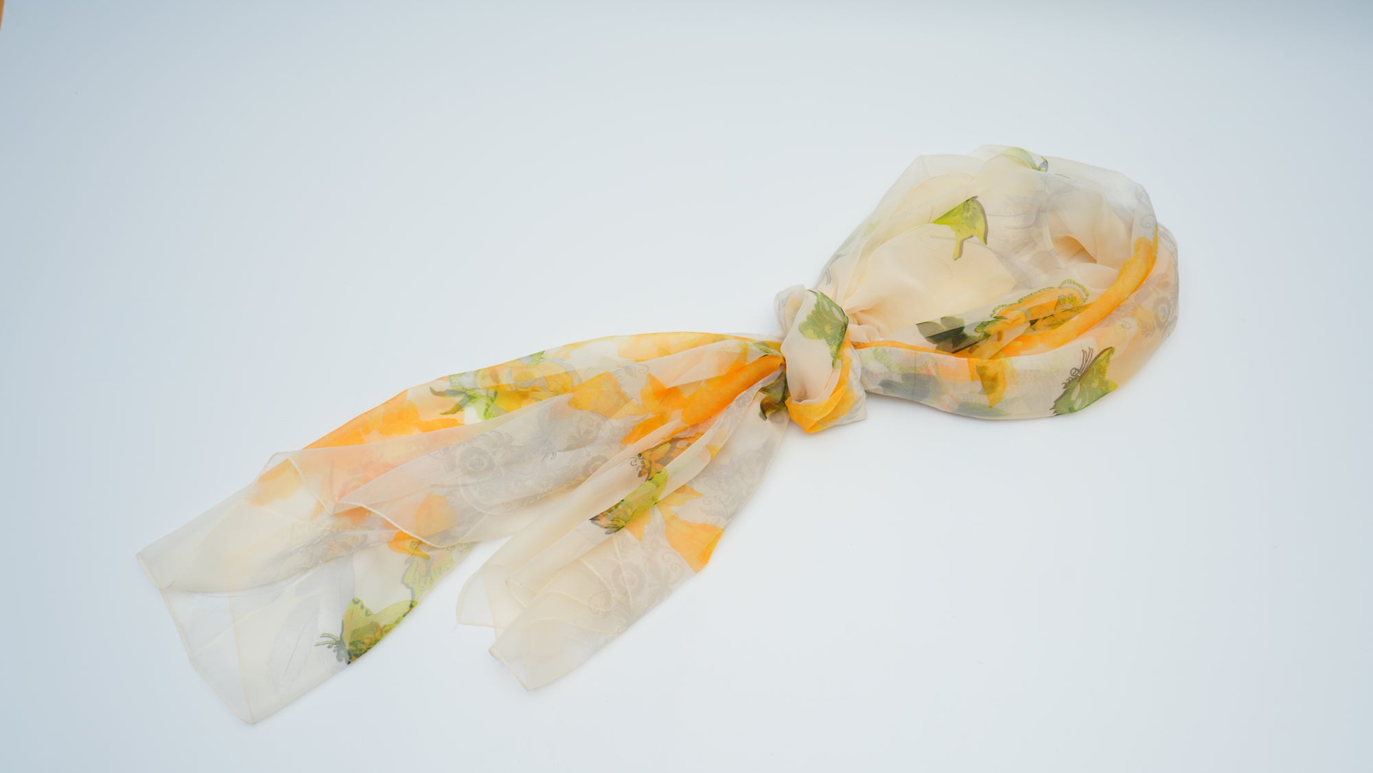 Warm Yellow Soft Beach Scarf