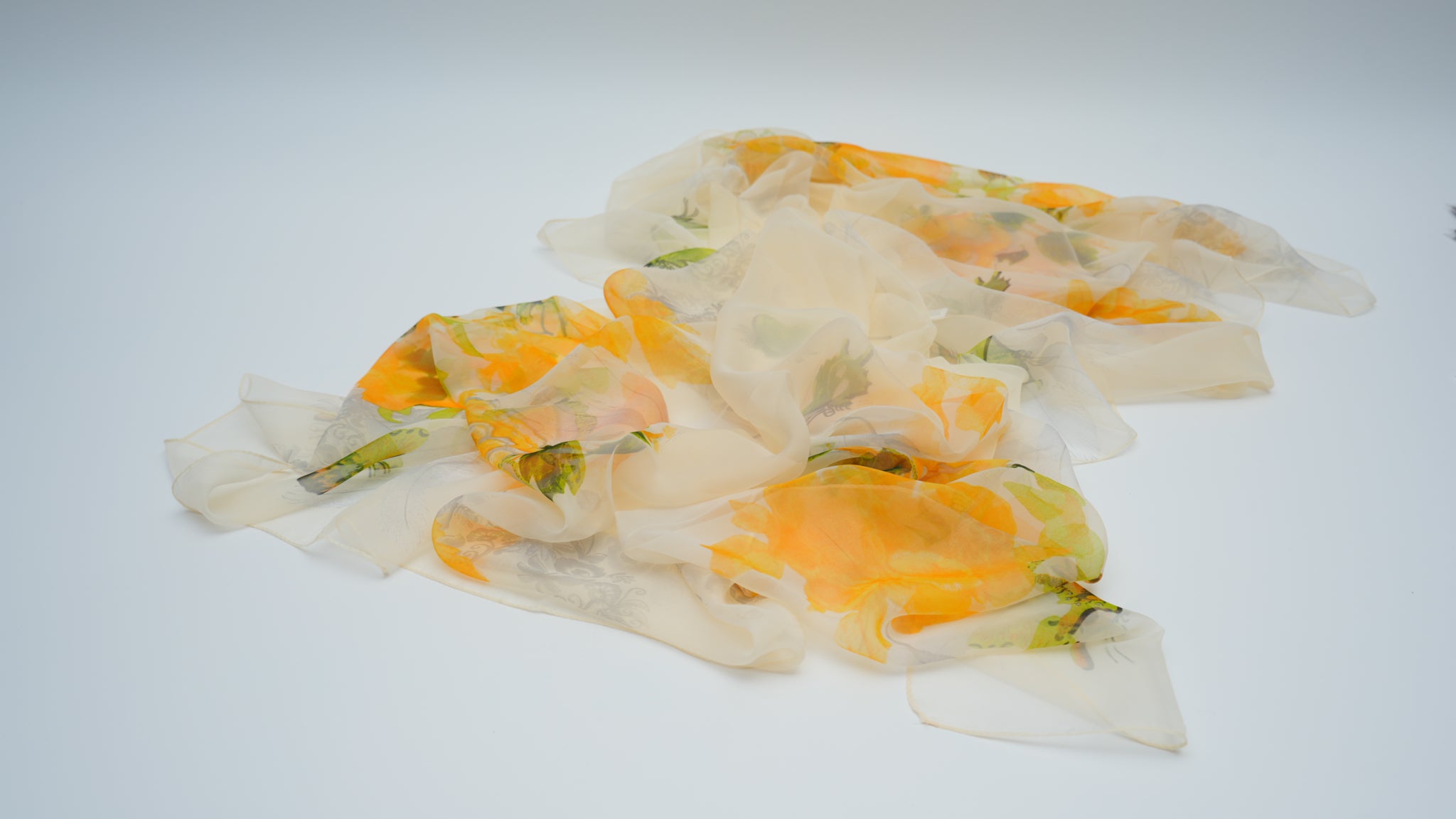 Warm Yellow Soft Beach Scarf