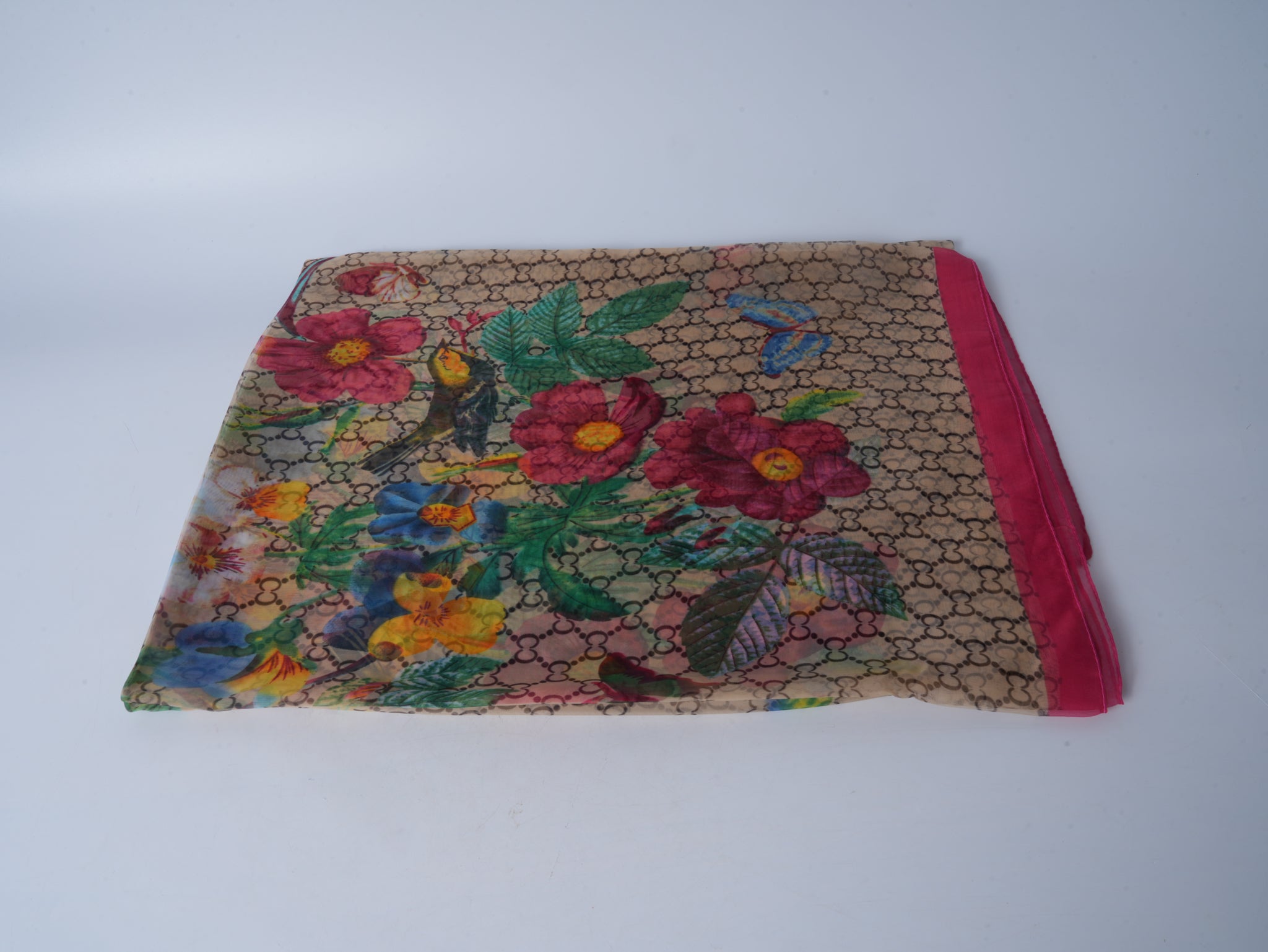 Floral Shadow Soft Beach Scarf