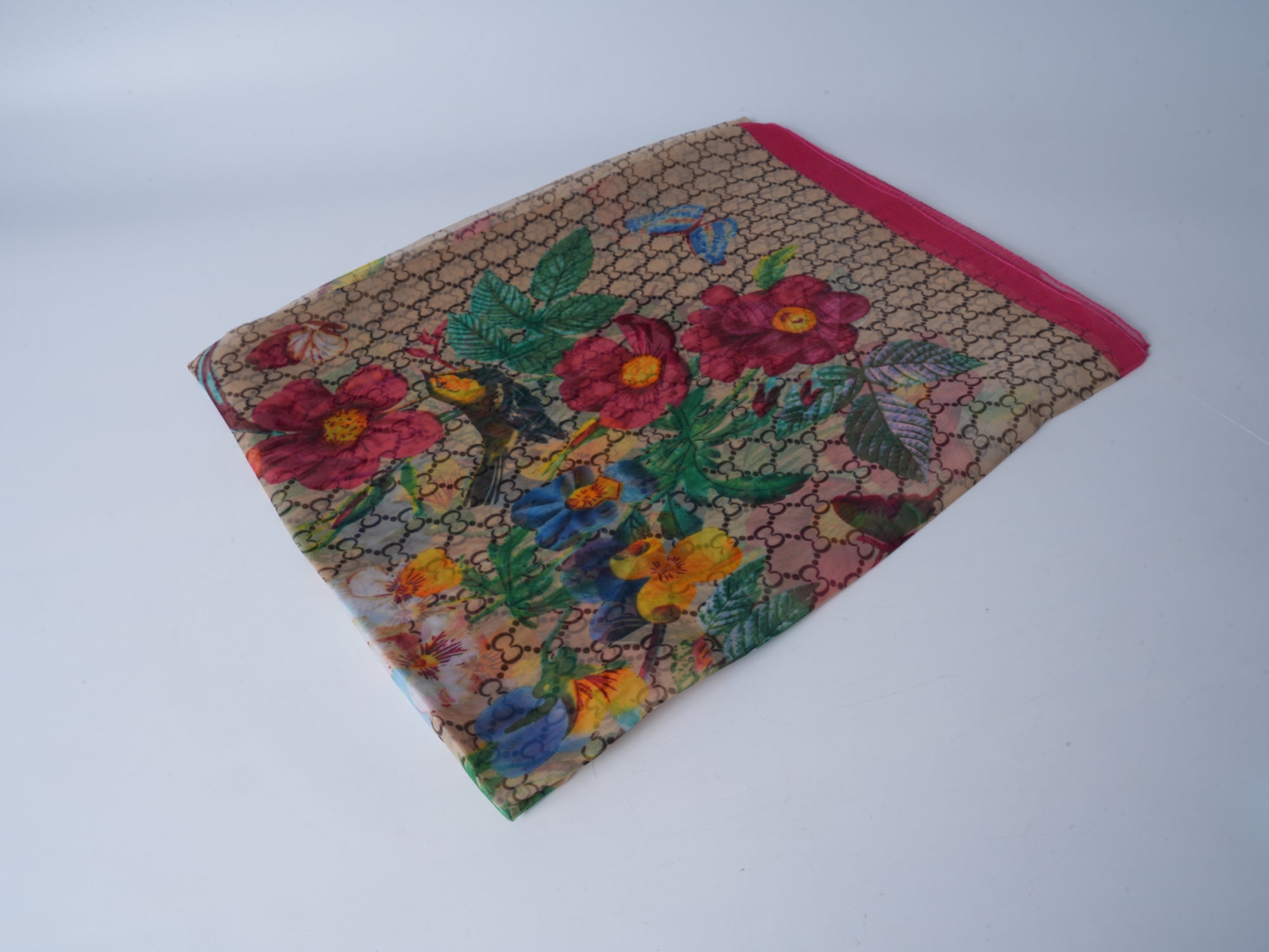 Floral Shadow Soft Beach Scarf