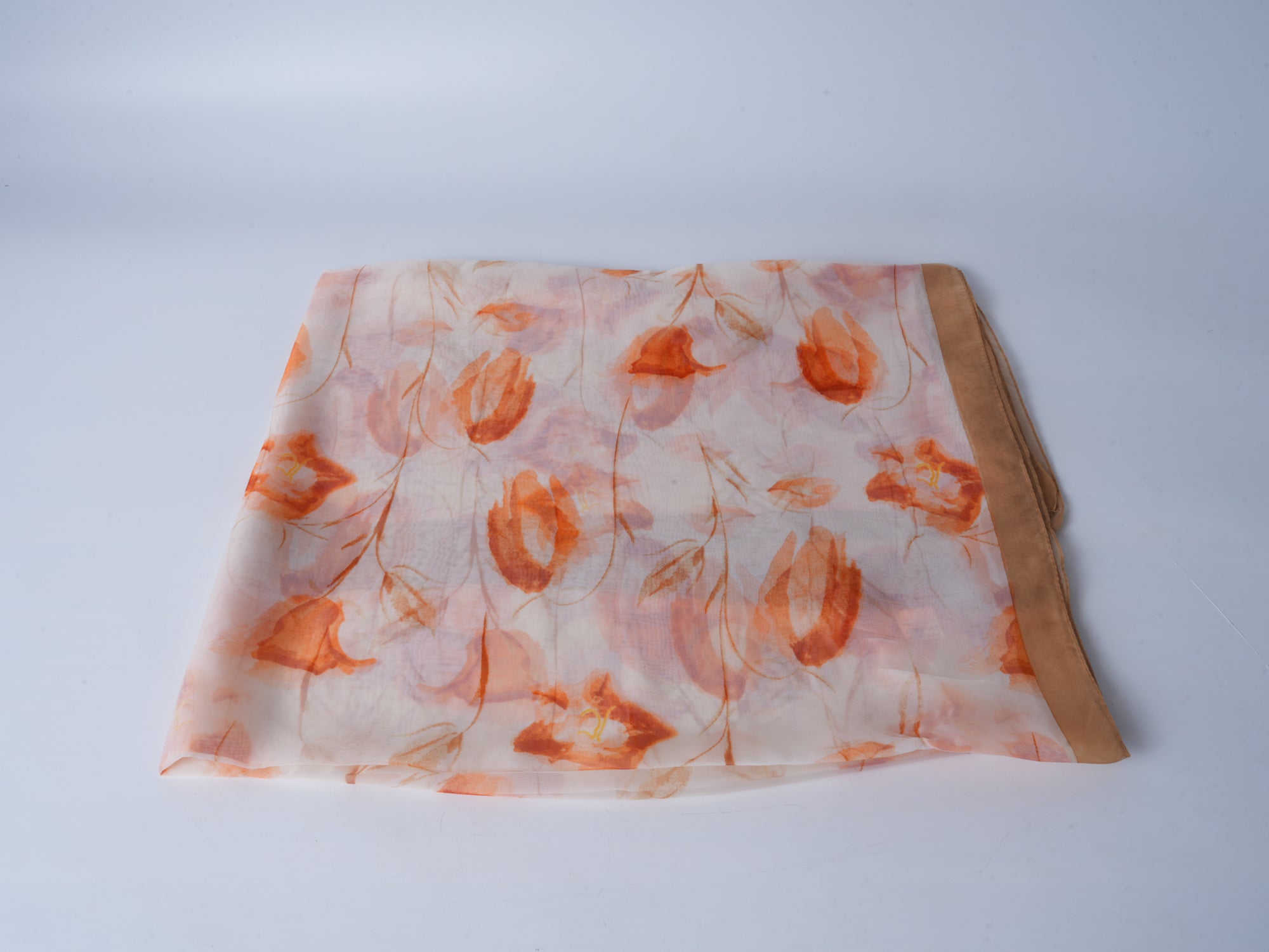 Pink Orange Soft Beach Scarf