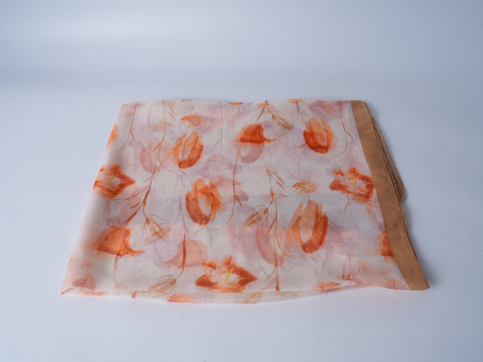 Pink Orange Soft Beach Scarf