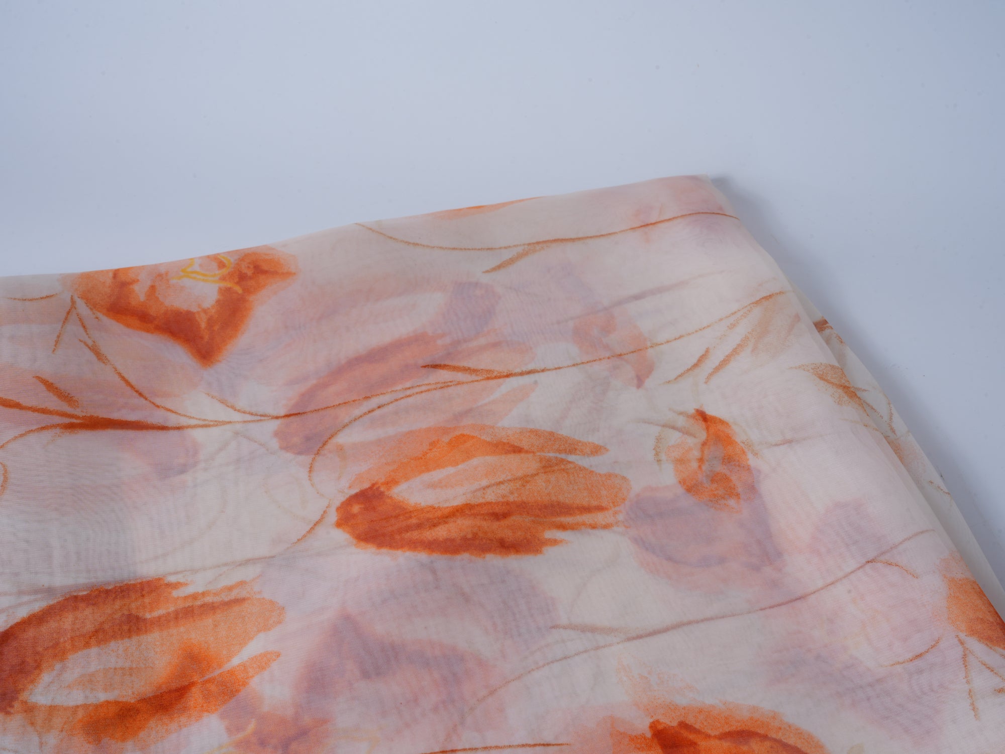 Pink Orange Soft Beach Scarf