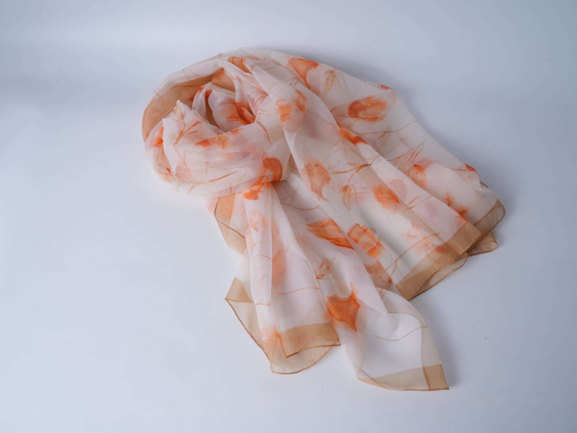 Pink Orange Soft Beach Scarf