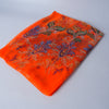 Vibrant Orange Soft Beach Scarf