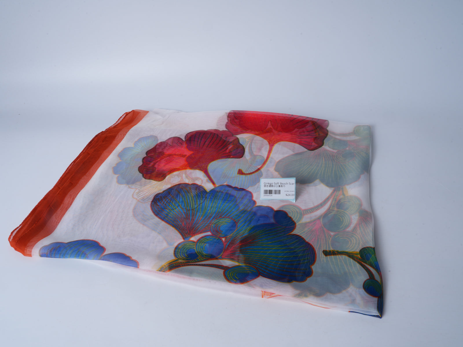 Ginkgo Soft Beach Scarf