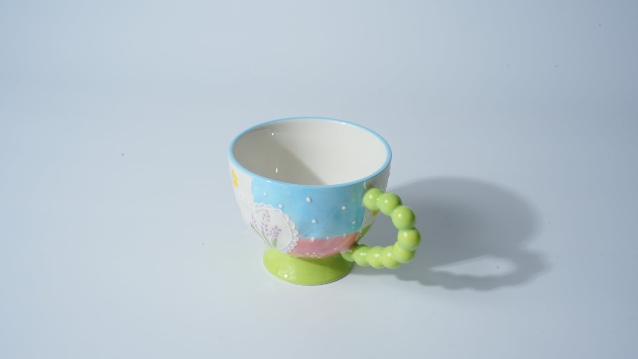Blue Sky Flower Cartoon Cup