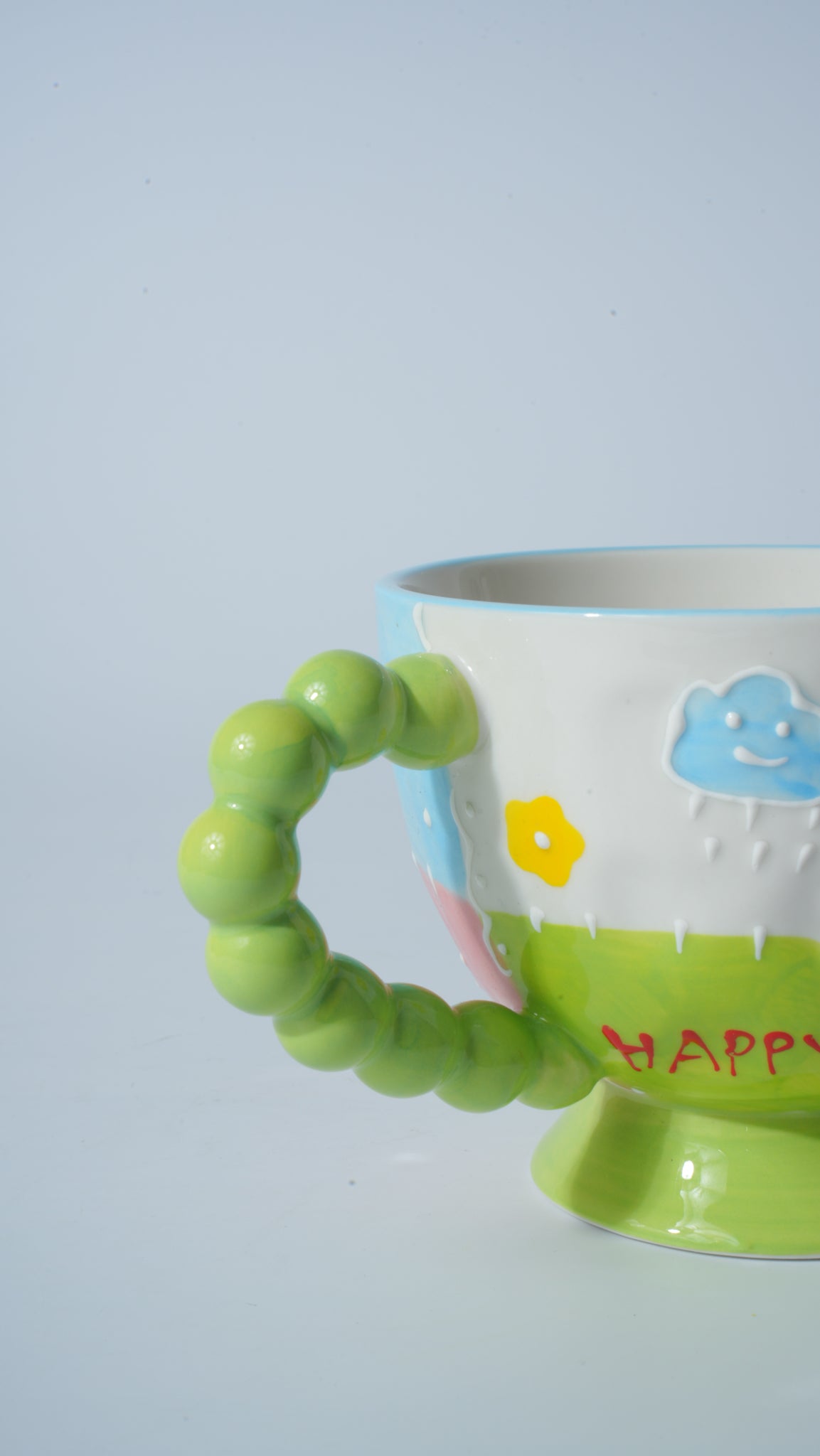 Blue Sky Flower Cartoon Cup