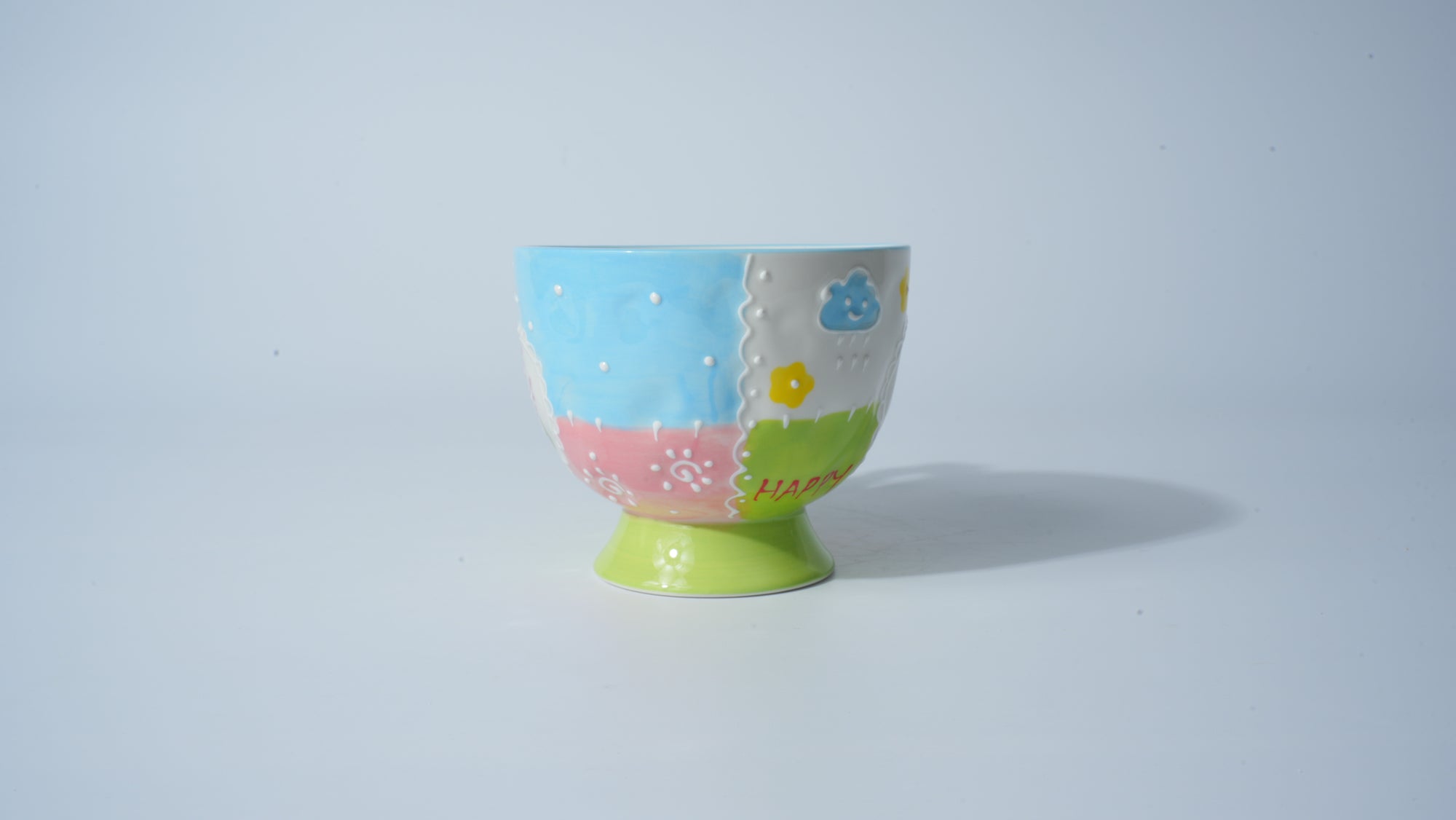 Blue Sky Flower Cartoon Cup