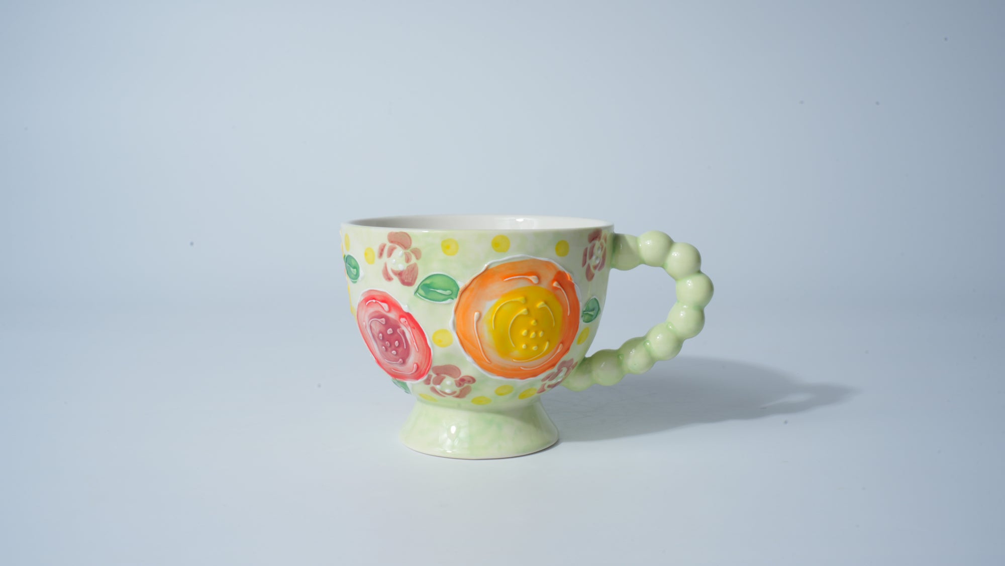 Rose Flower Cartoon Cup