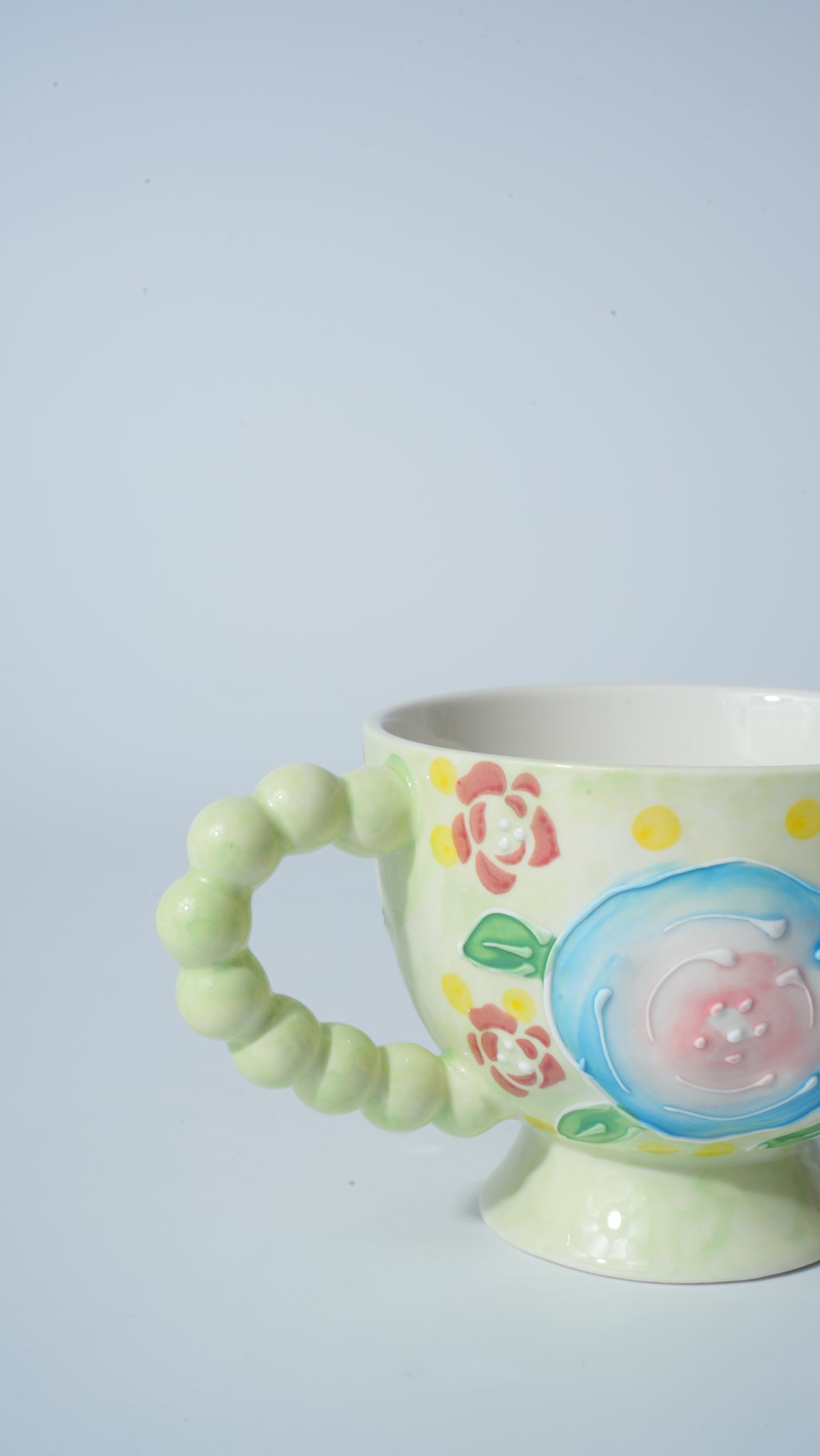 Rose Flower Cartoon Cup