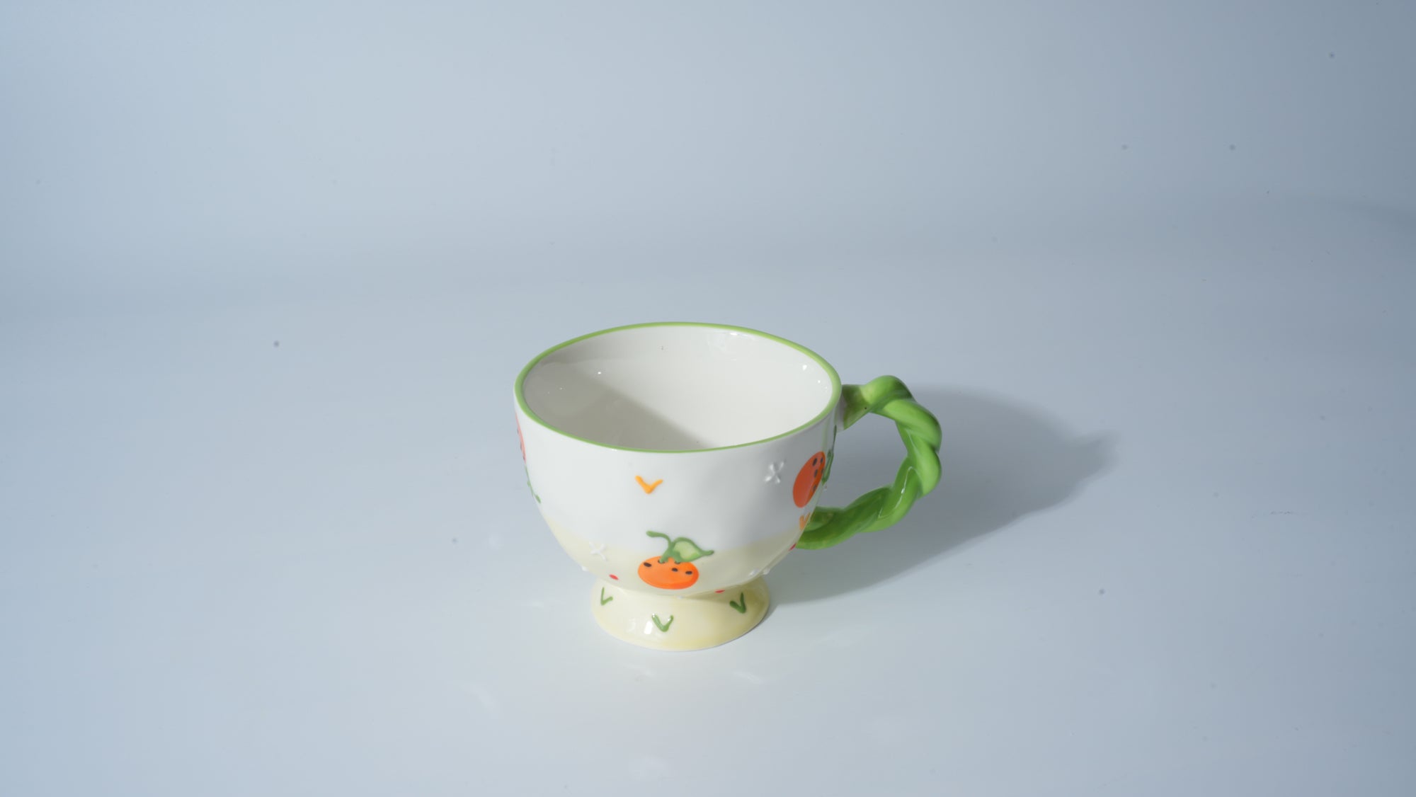 Orange Heart Cartoon Cup