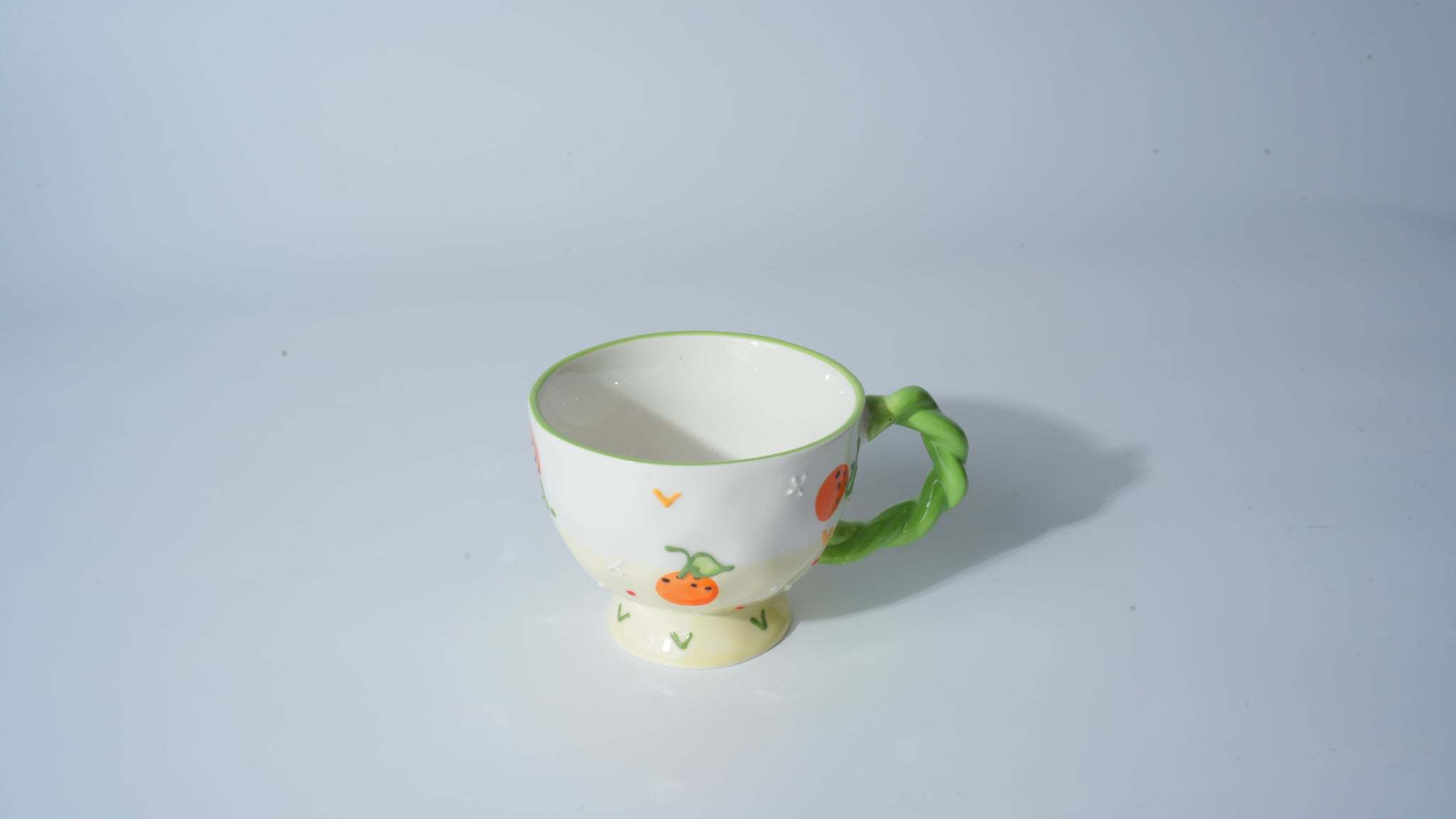 Orange Heart Cartoon Cup