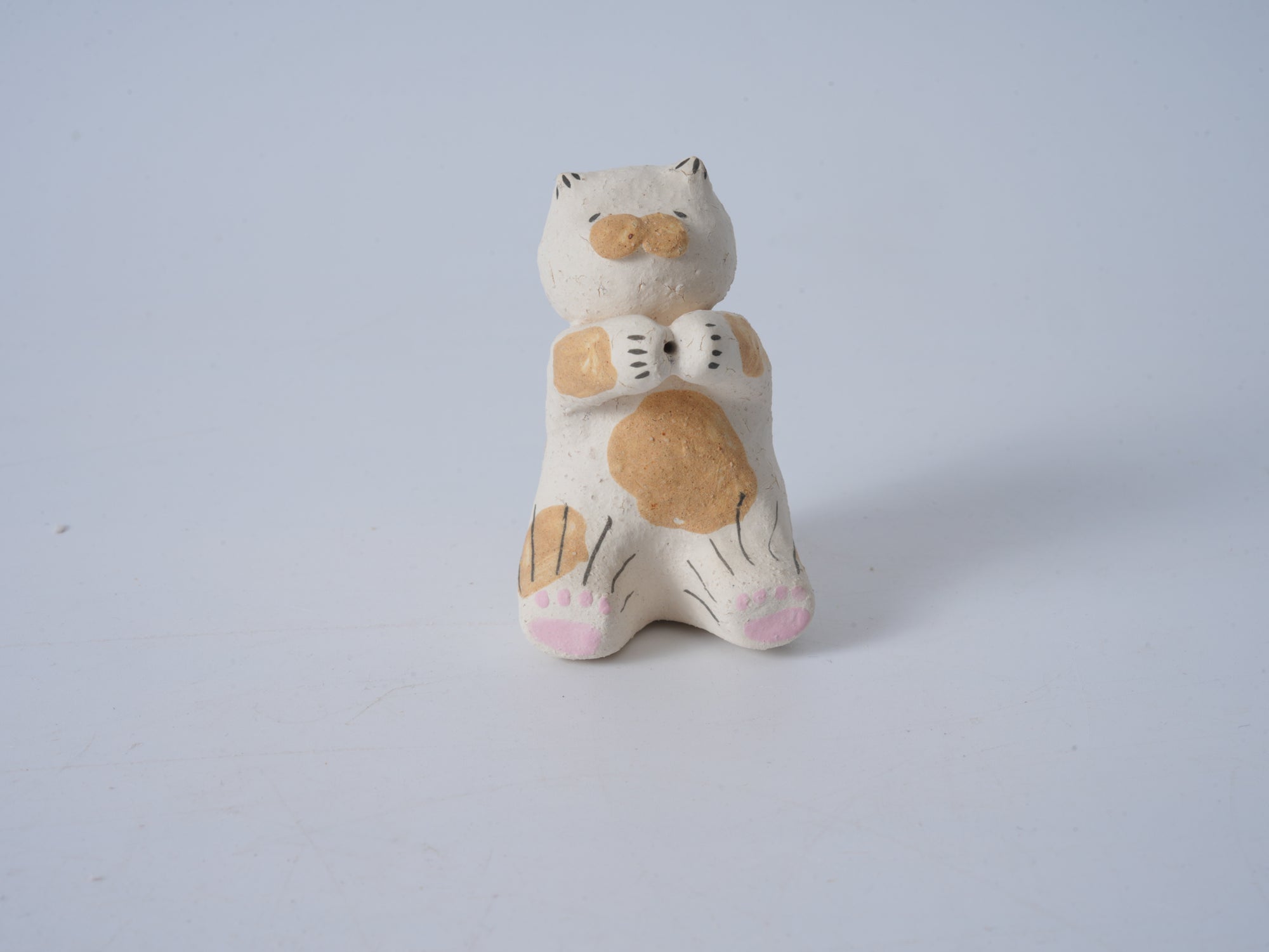 Rustic Sitting Pig Figurine