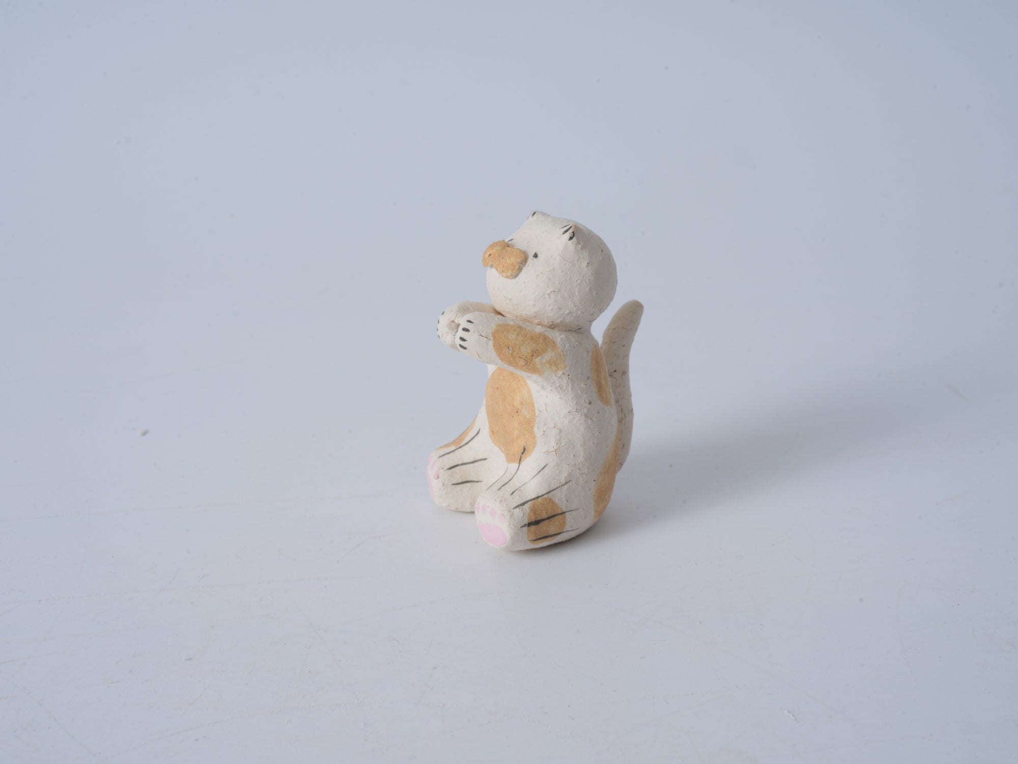 Rustic Sitting Pig Figurine