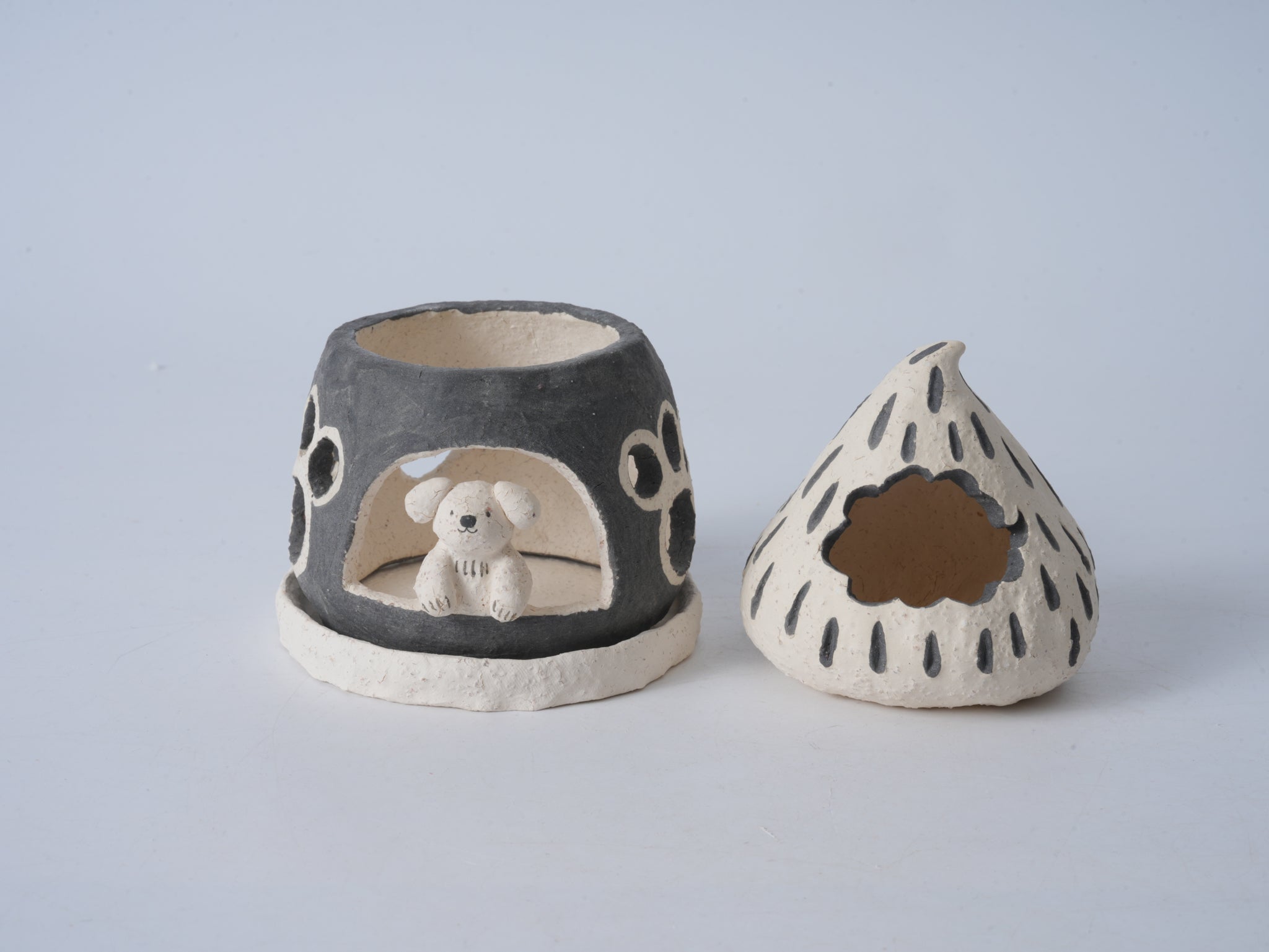 Ceramic Cat Paw Candle Holder