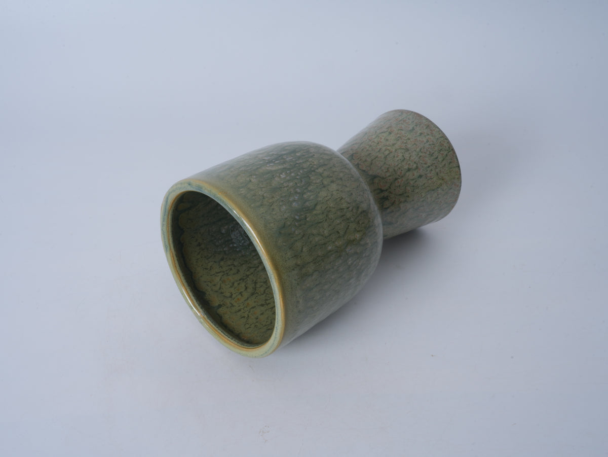 Aqua Tall Pedestal Ceramic Planter – Small