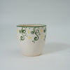White Curled Leaf Ceramic Planter