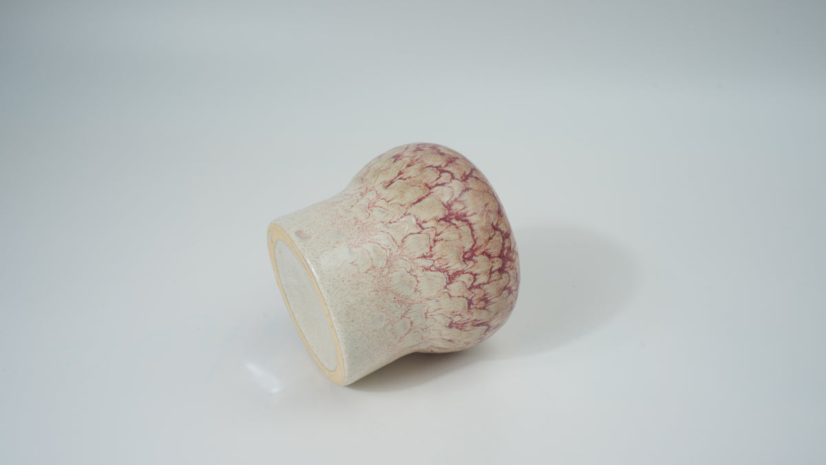 Narrow Neck Ceramic Planter – Orange